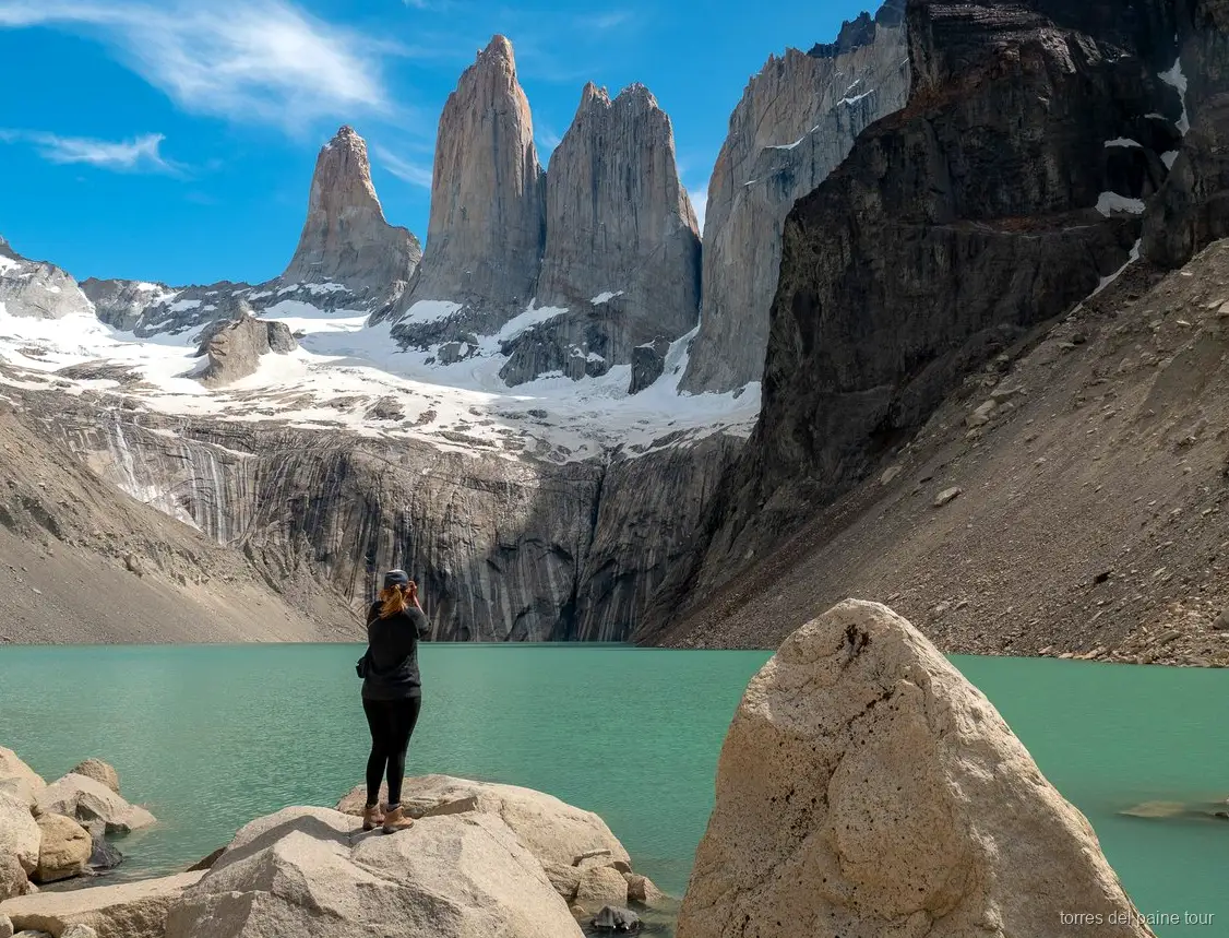 Lenga forest trail on the Base of the Towers day hike in Torres del Paine