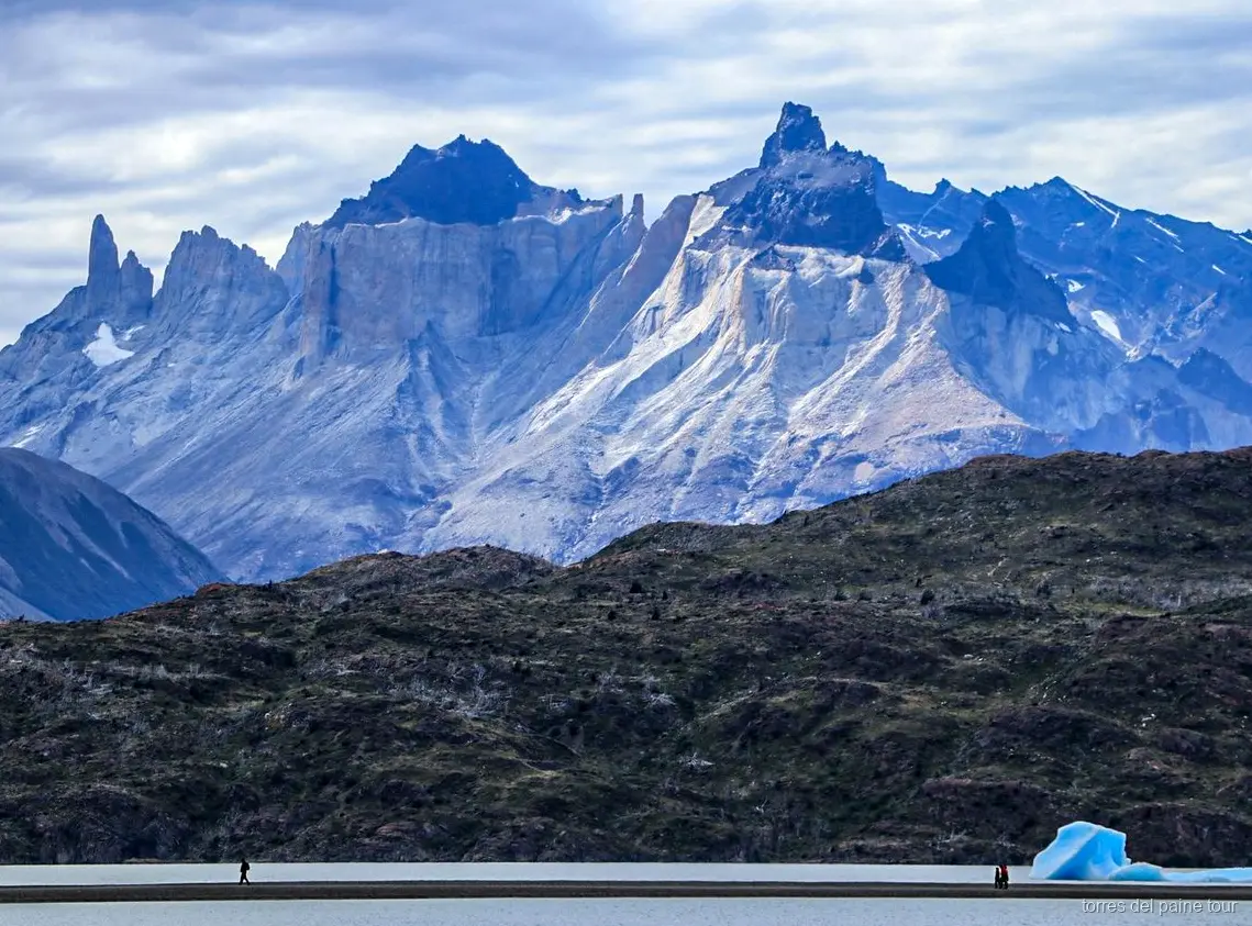 Paine Grande mountain seen from the Mirador del Valle Frances viewpoint