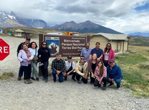 Laguna Amarga viewpoint on the Torres del Paine tour from Punta Arenas