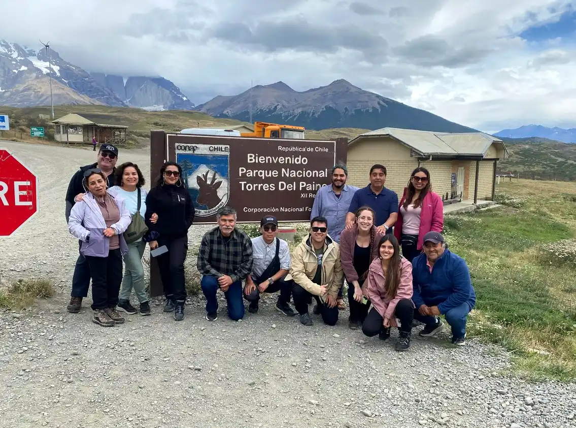Laguna Amarga viewpoint on the Torres del Paine tour from Punta Arenas